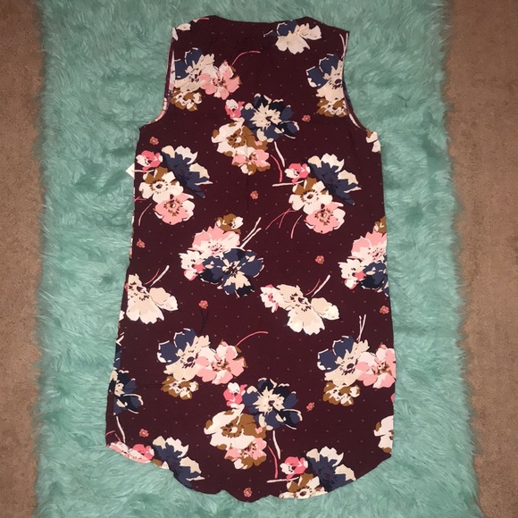 NWT Old Navy floral sleeveless mini dress | size M - Picture 6 of 7